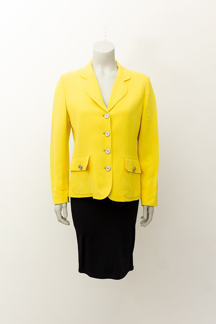 Gele blazer Moschino Cheap & Chic