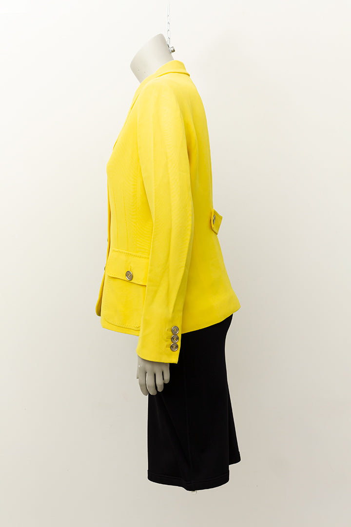 Gele blazer Moschino Cheap & Chic