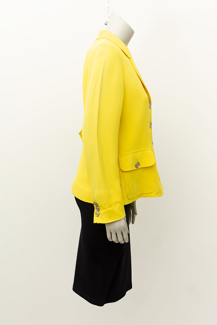 Gele blazer Moschino Cheap & Chic