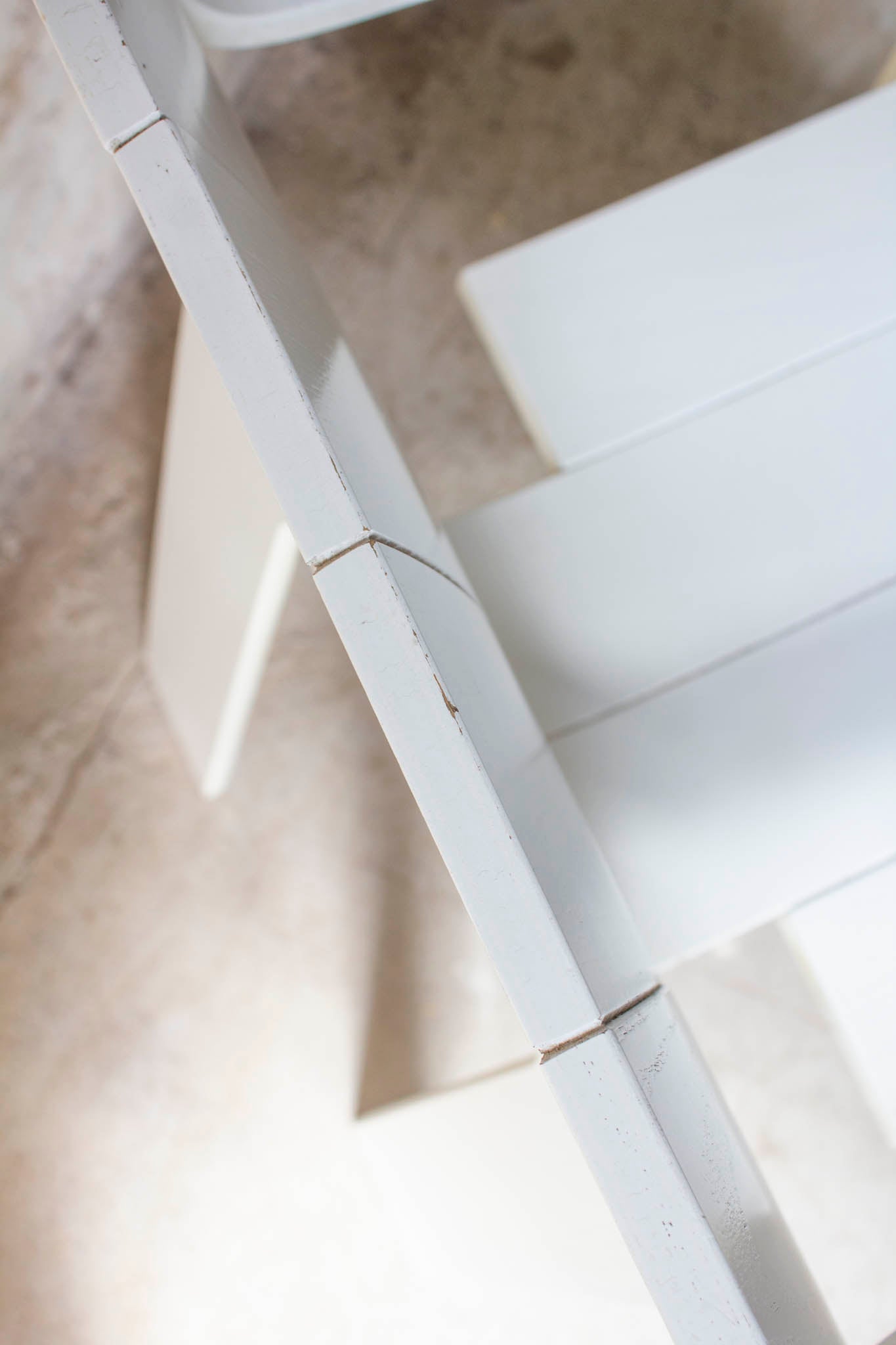 Set van 4 jaren 70 witte Gijs Bakker voor Castelijn strip stoelen met armleuningen