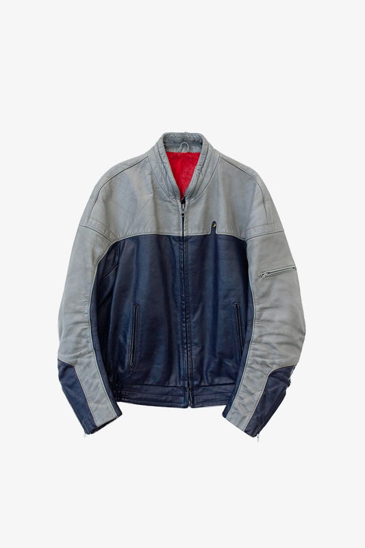 Vintage leren BMW motorjas