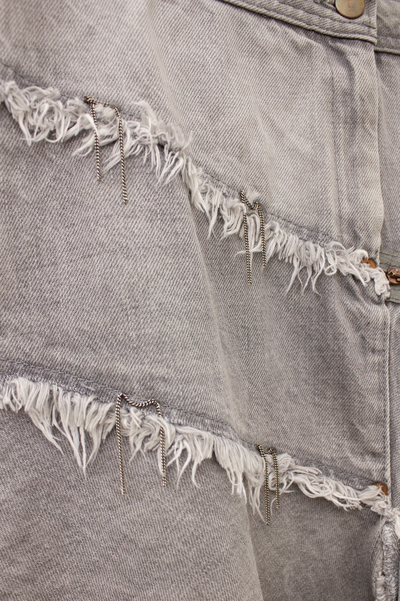 Grijze Pinko jeans rok