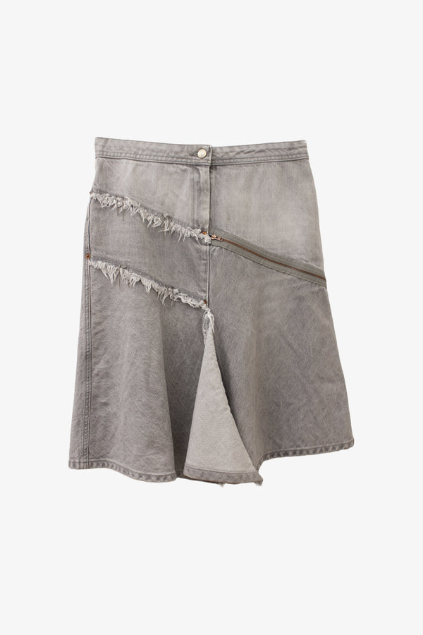 Grijze Pinko jeans rok
