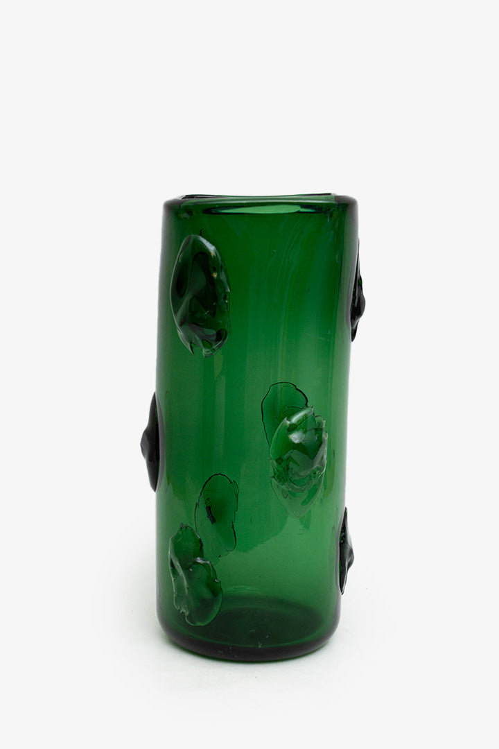 Groene glazen 60's Empoli Italy vaas