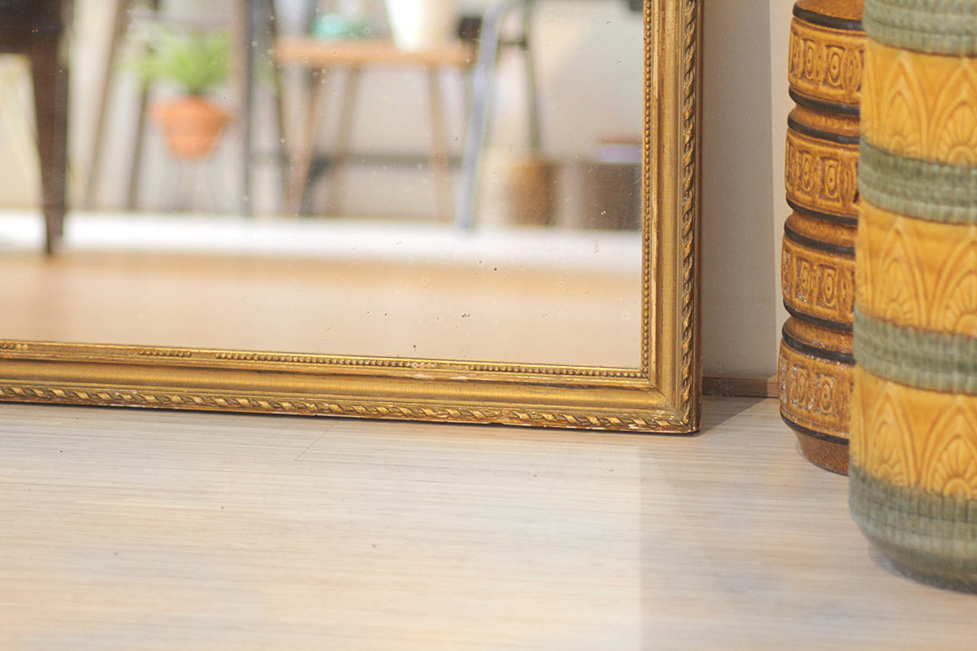 Grote vintage spiegel 120 x 90 goud