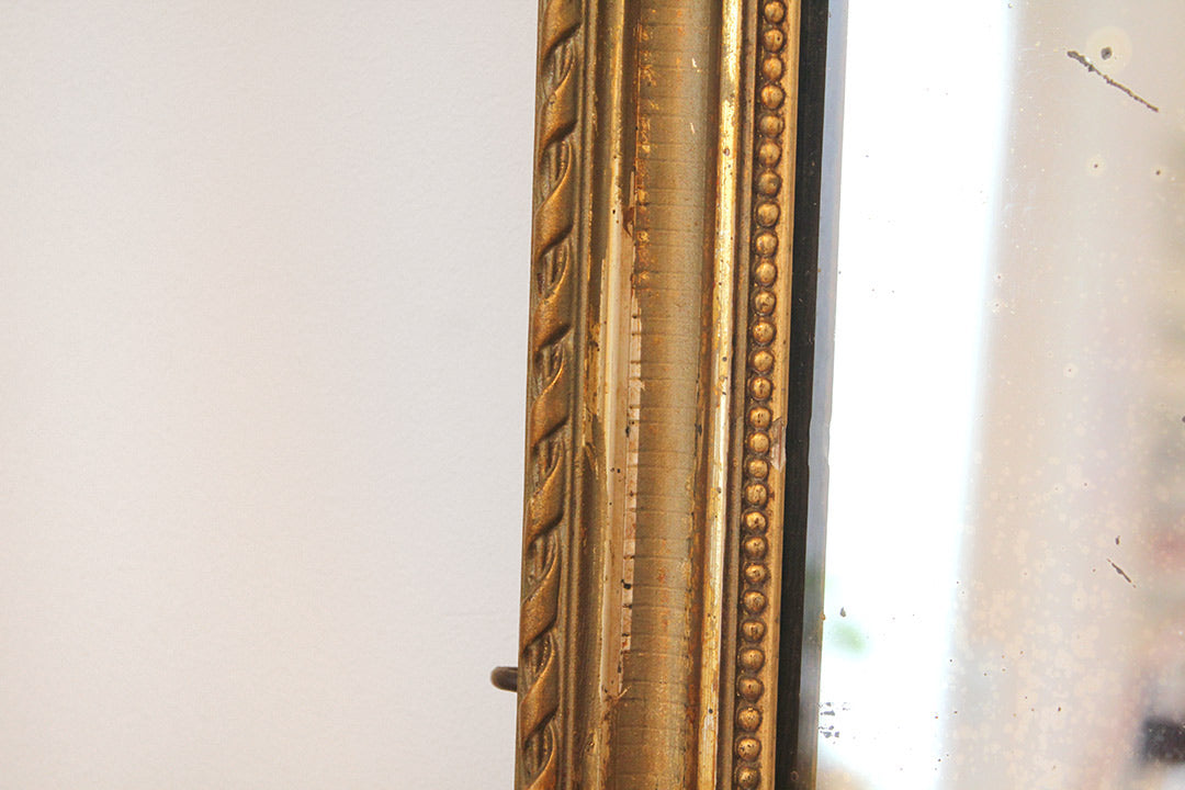 Grote vintage spiegel 120 x 90 goud