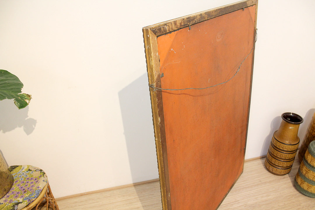 Grote vintage spiegel 120 x 90 goud
