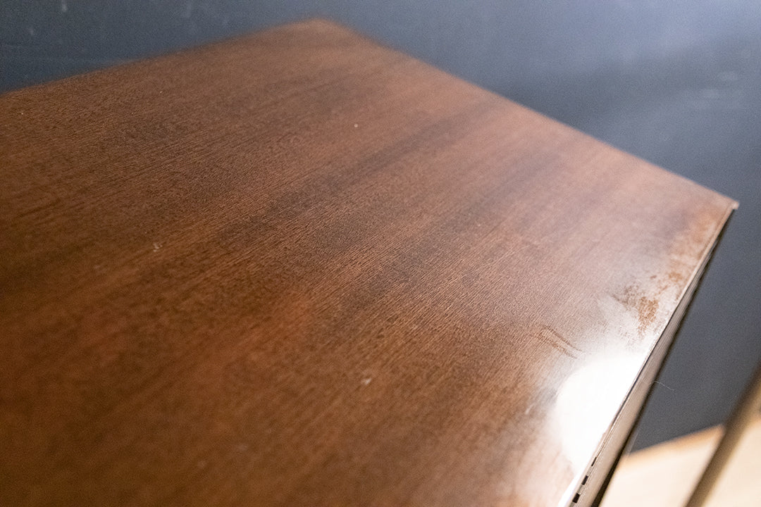 Grundig KS 1550 a vintage radiomeubel donker houtfineer