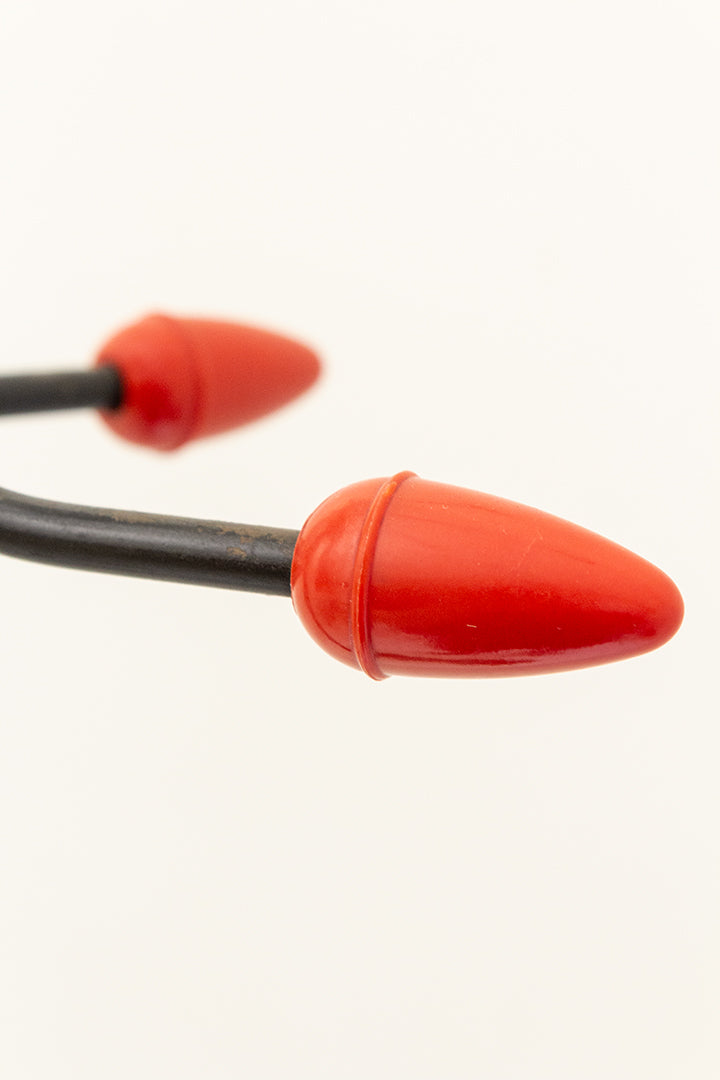 Hago kapstok zwart/rood met parapluhouder jaren 60