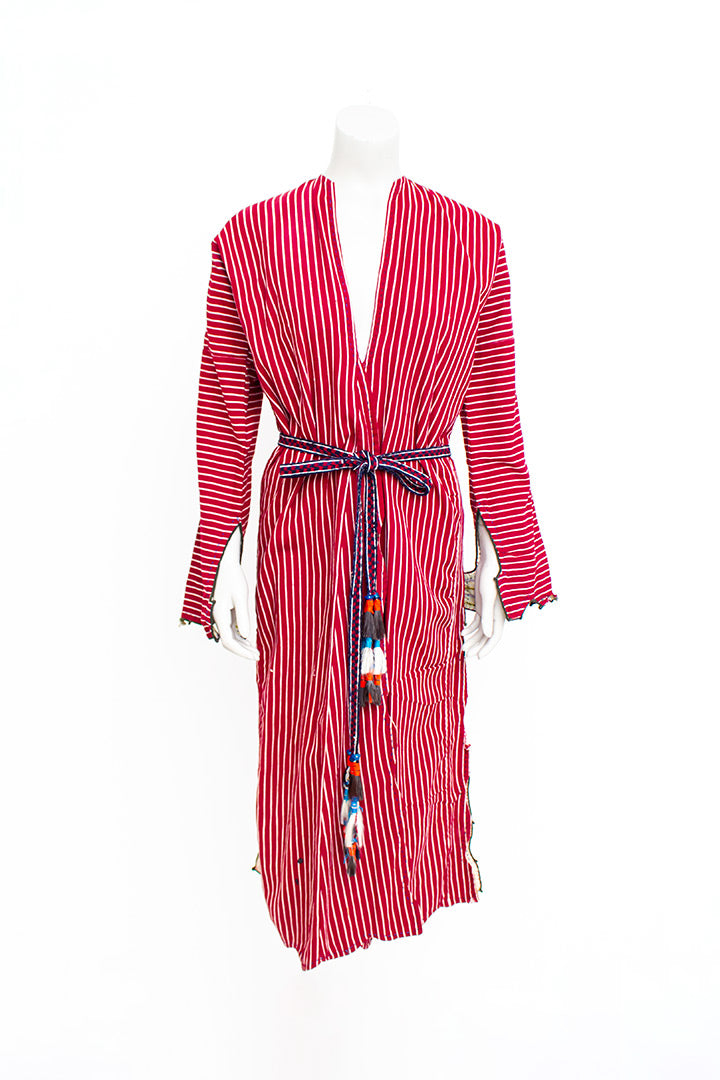 Handgemaakte traditionele Turkse Ottomaanse rode kaftan