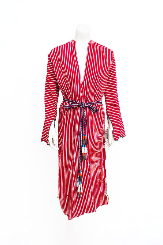 Handgemaakte traditionele Turkse Ottomaanse rode kaftan