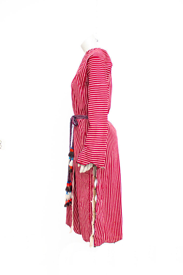 Handgemaakte traditionele Turkse Ottomaanse rode kaftan