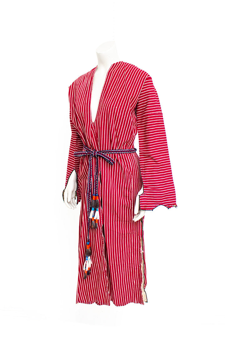 Handgemaakte traditionele Turkse Ottomaanse rode kaftan