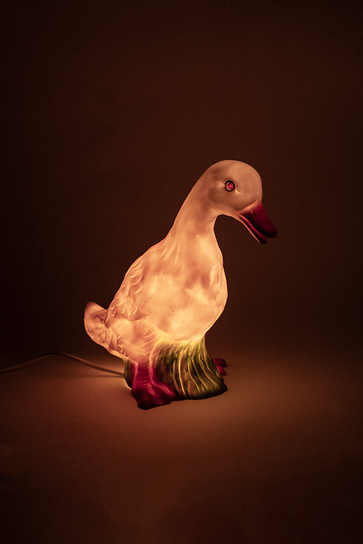 Heico gans lamp van kunststof vintage
