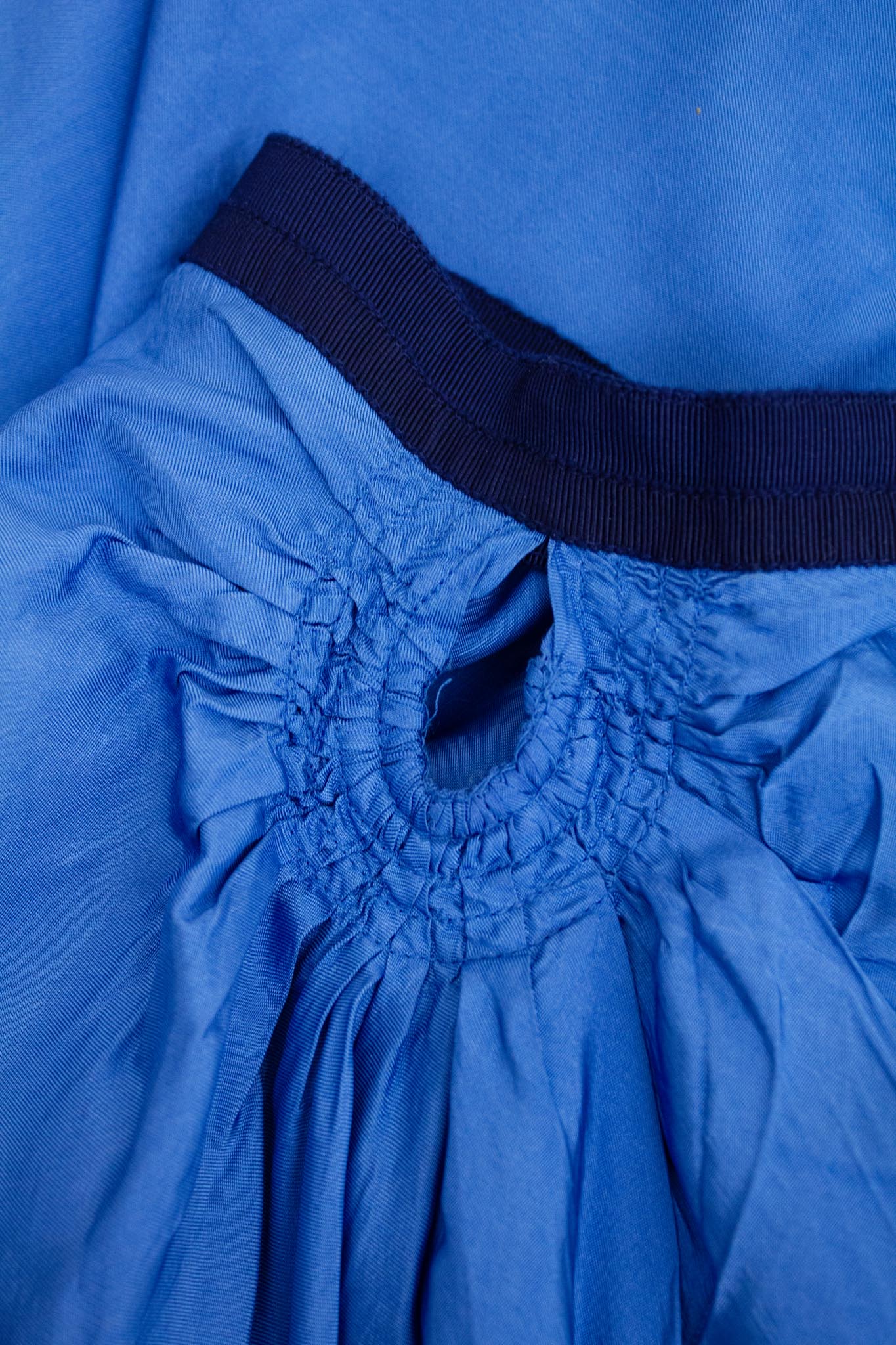 Blauwe Dries van Noten overslagrok met band