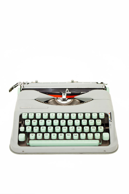 Hermes Baby typemachine mintgroen