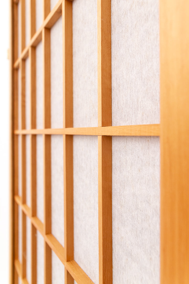 Houten kamerscherm met rijstpapier Japanse stijl