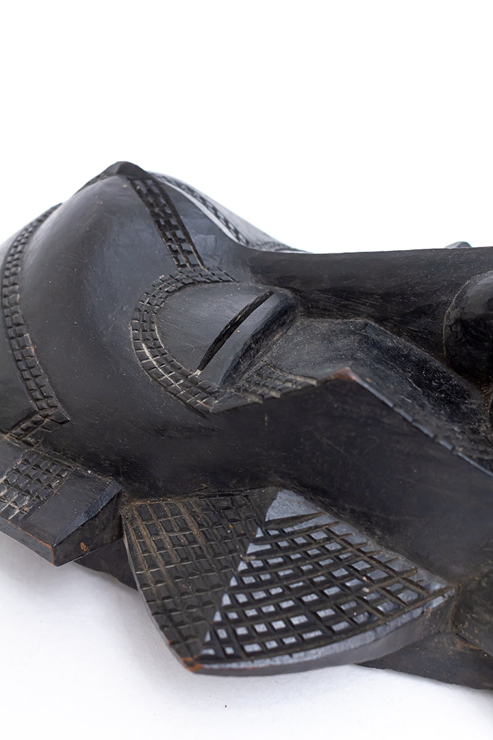 Houten masker Kpeliyee handgemaakt Senufo Poro Ivoorkust