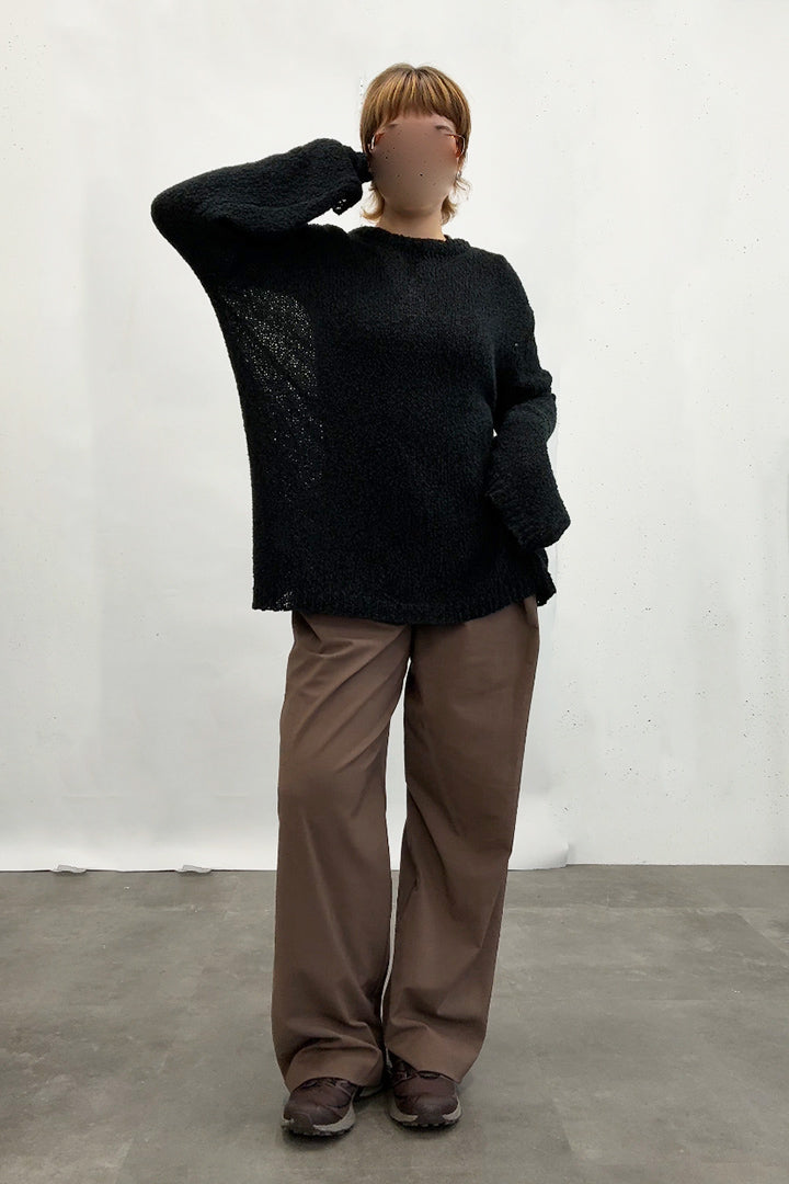 Ann Demeulemeester opengebreide oversized trui
