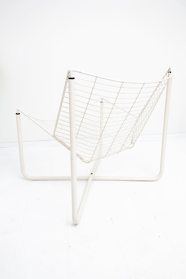 Ikea Järpen Niels Gammelgaard draadstoel fauteuil wit