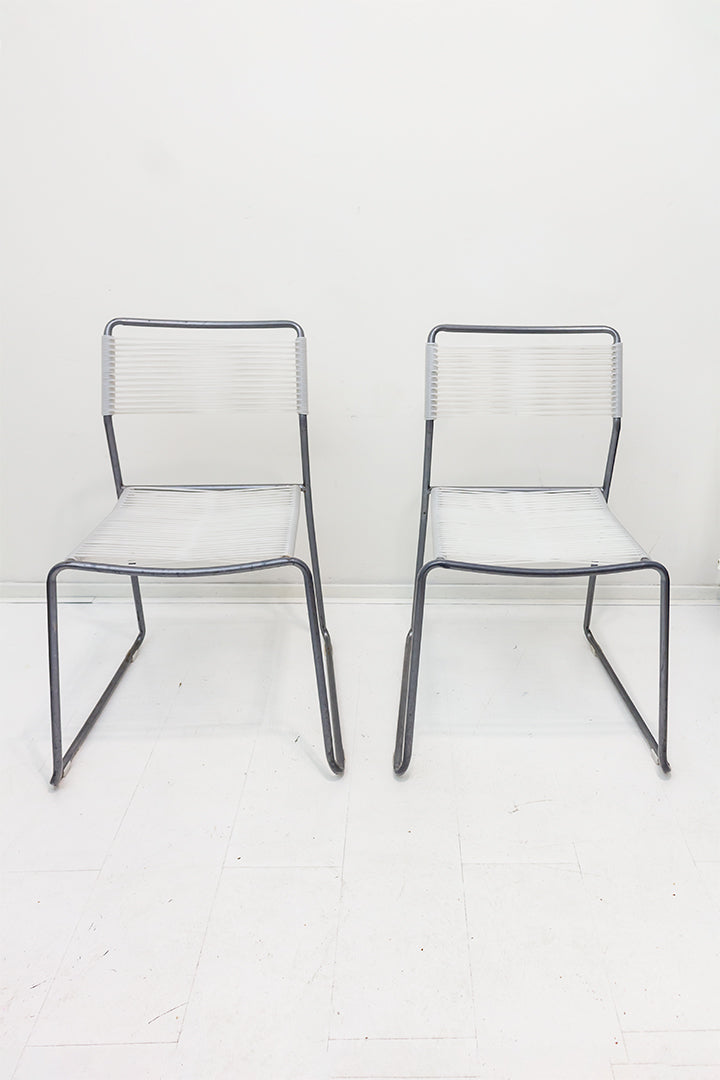 Set van 4 Ikea Melker stoelen spaghetti Lisa Norinder jaren 90