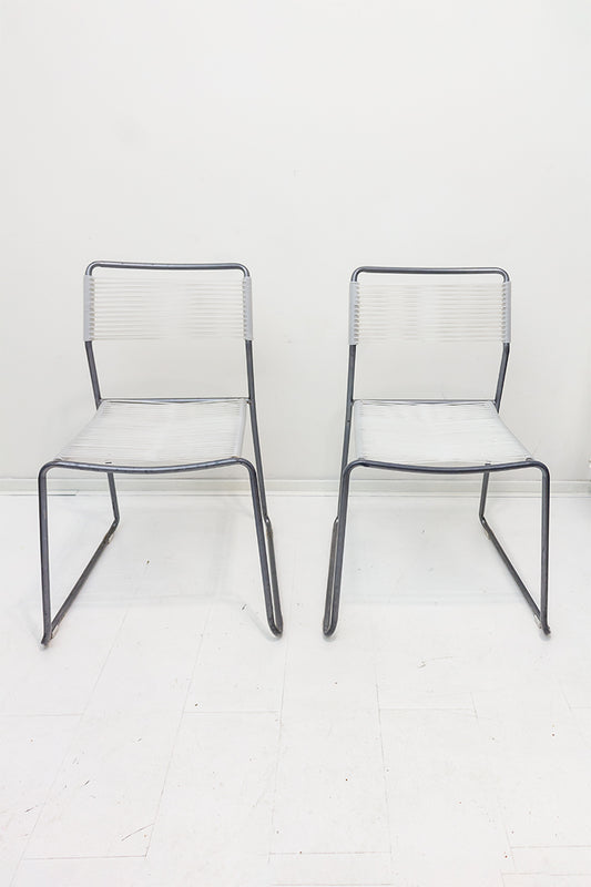Set van 4 Ikea Melker stoelen spaghetti Lisa Norinder jaren 90