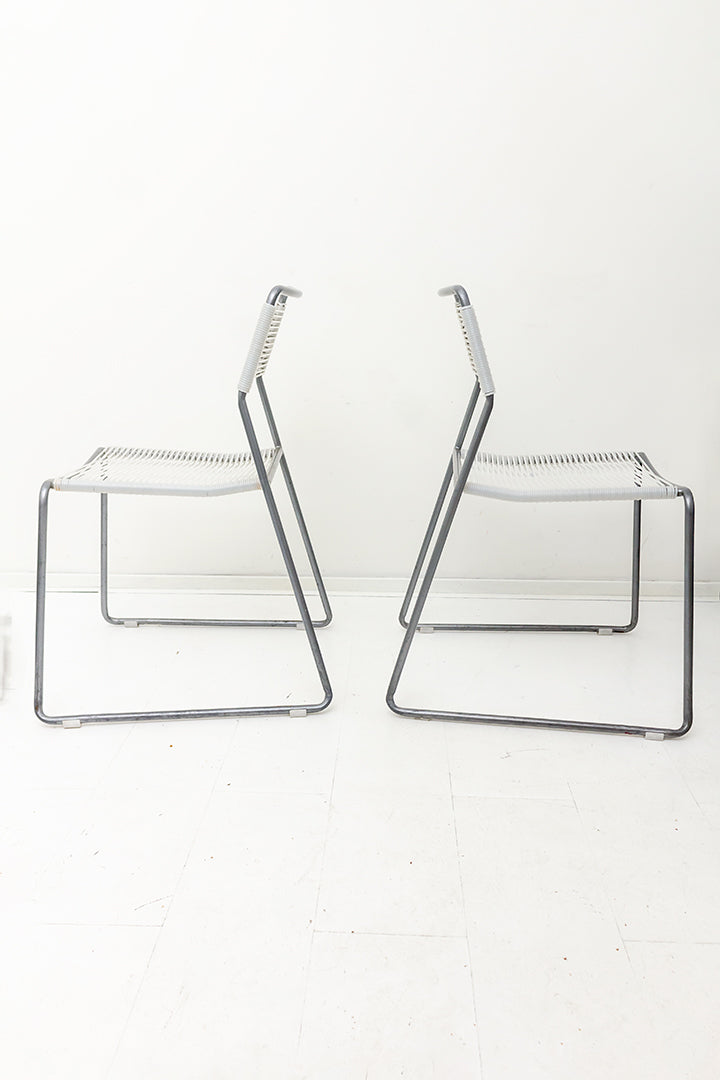 Set van 4 Ikea Melker stoelen spaghetti Lisa Norinder jaren 90