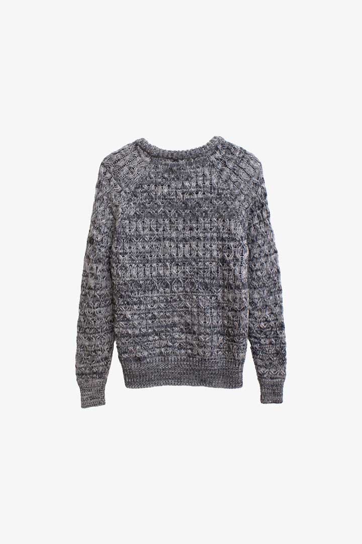 Isabel Marant Etoile grijze merino wollen gebreide trui 