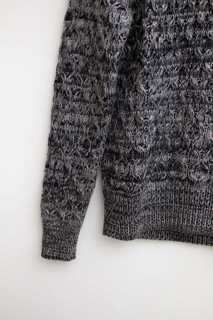 Isabel Marant Etoile grijze merino wollen gebreide trui 