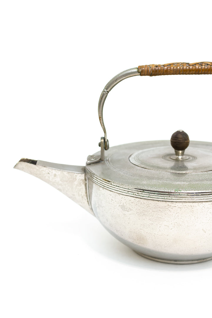 Jan Eisenloeffel antieke metalen theepot Art Nouveau 1905