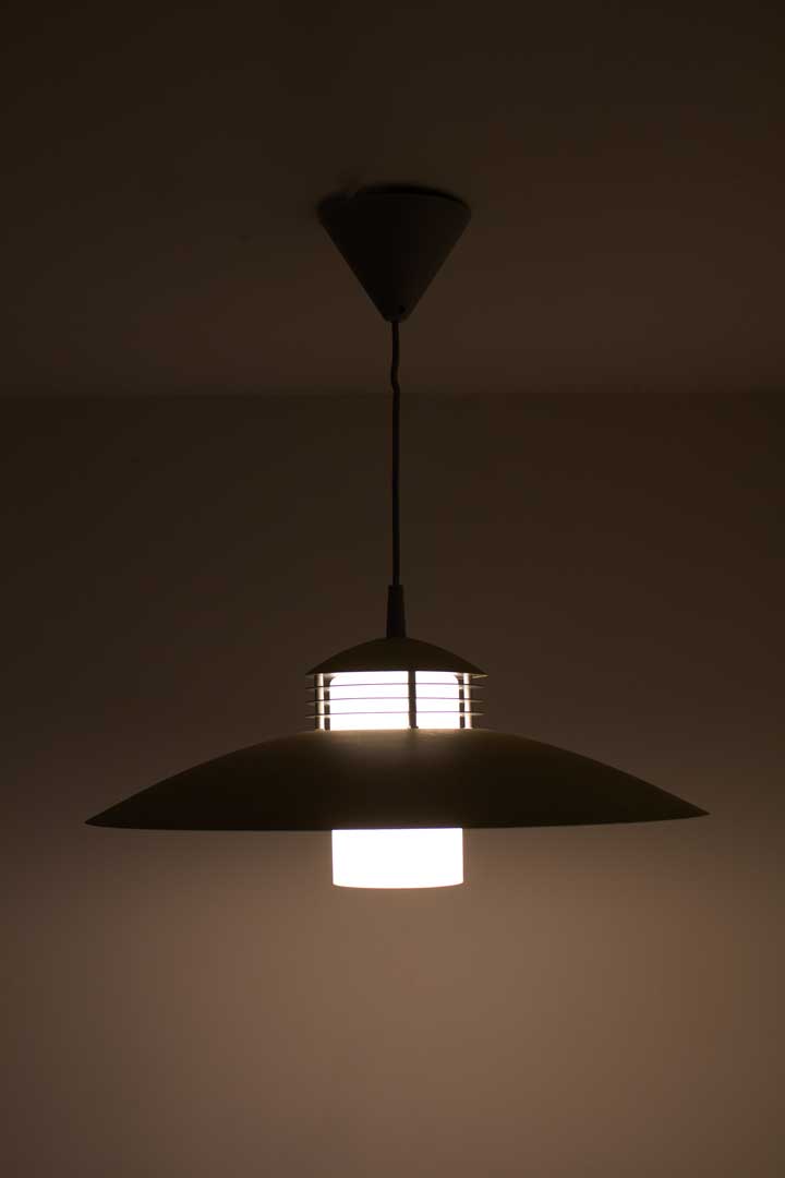 Jaren 00 Massive 'schijf' hanglamp