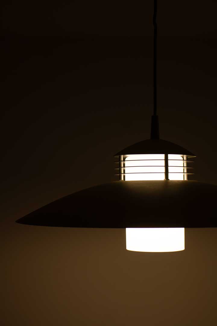 Jaren 00 Massive 'schijf' hanglamp