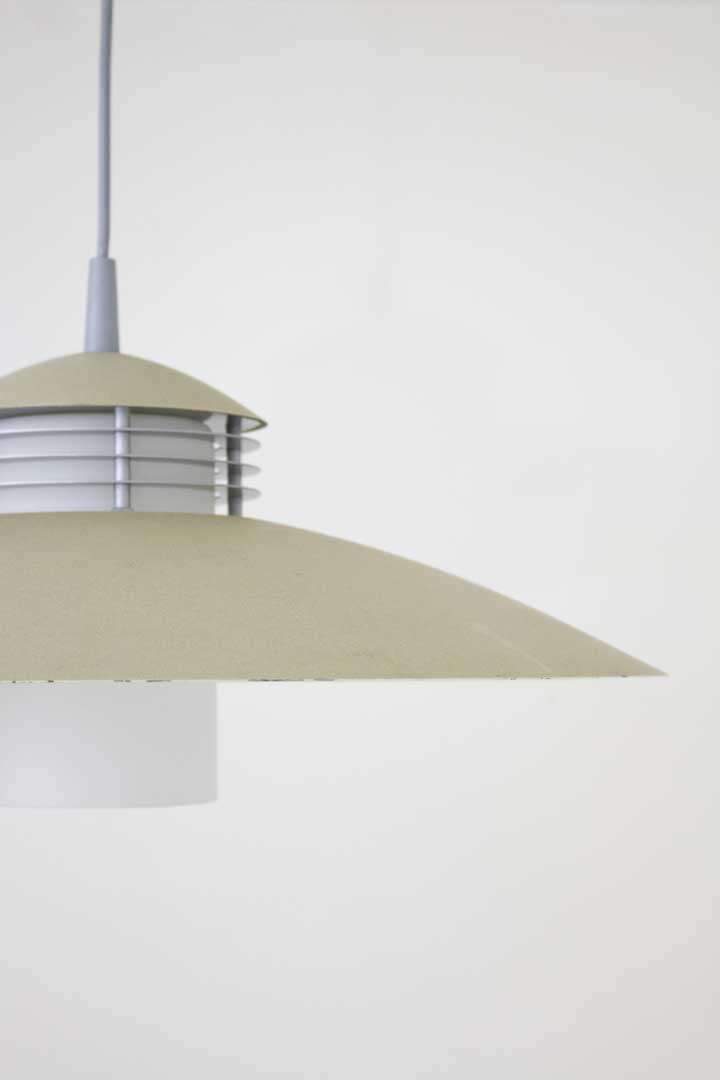 Jaren 00 Massive 'schijf' hanglamp