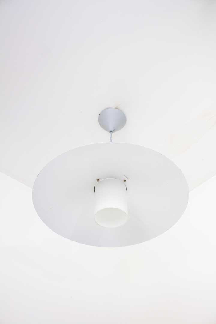 Jaren 00 Massive 'schijf' hanglamp
