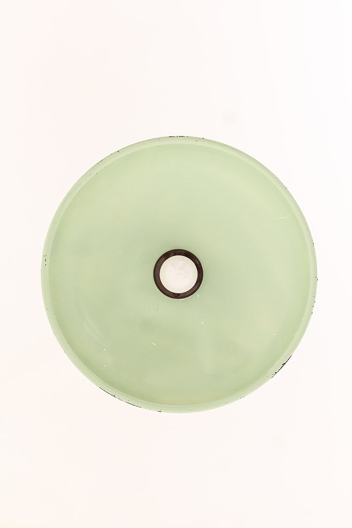 Jaren 60/70 HoSo Leuchten hanglamp mintgroen/geel/zwart