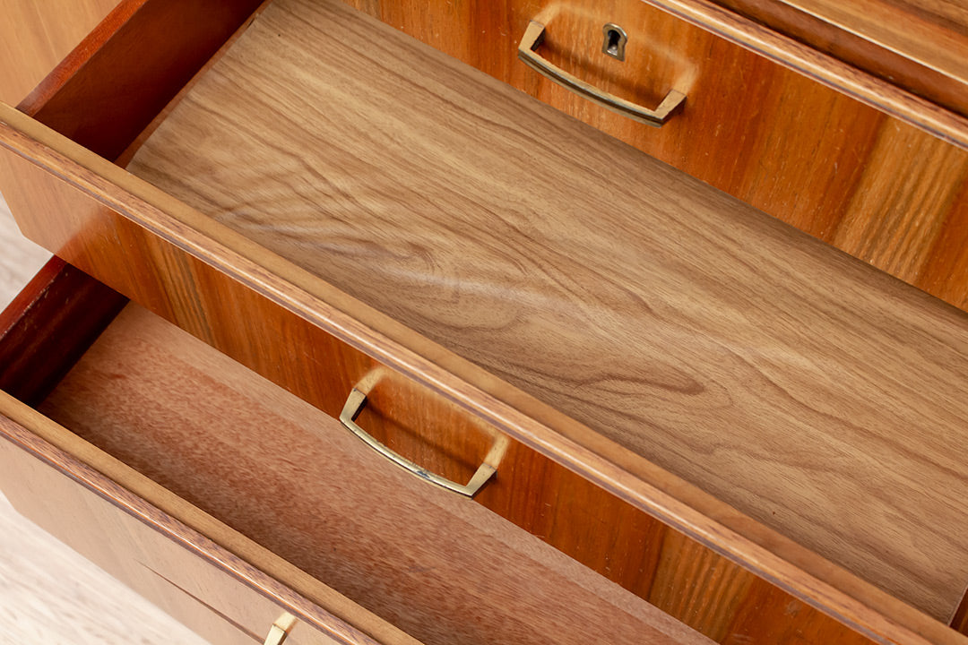 Jaren 60 dressoir met teak fineer Paschen Duitsland