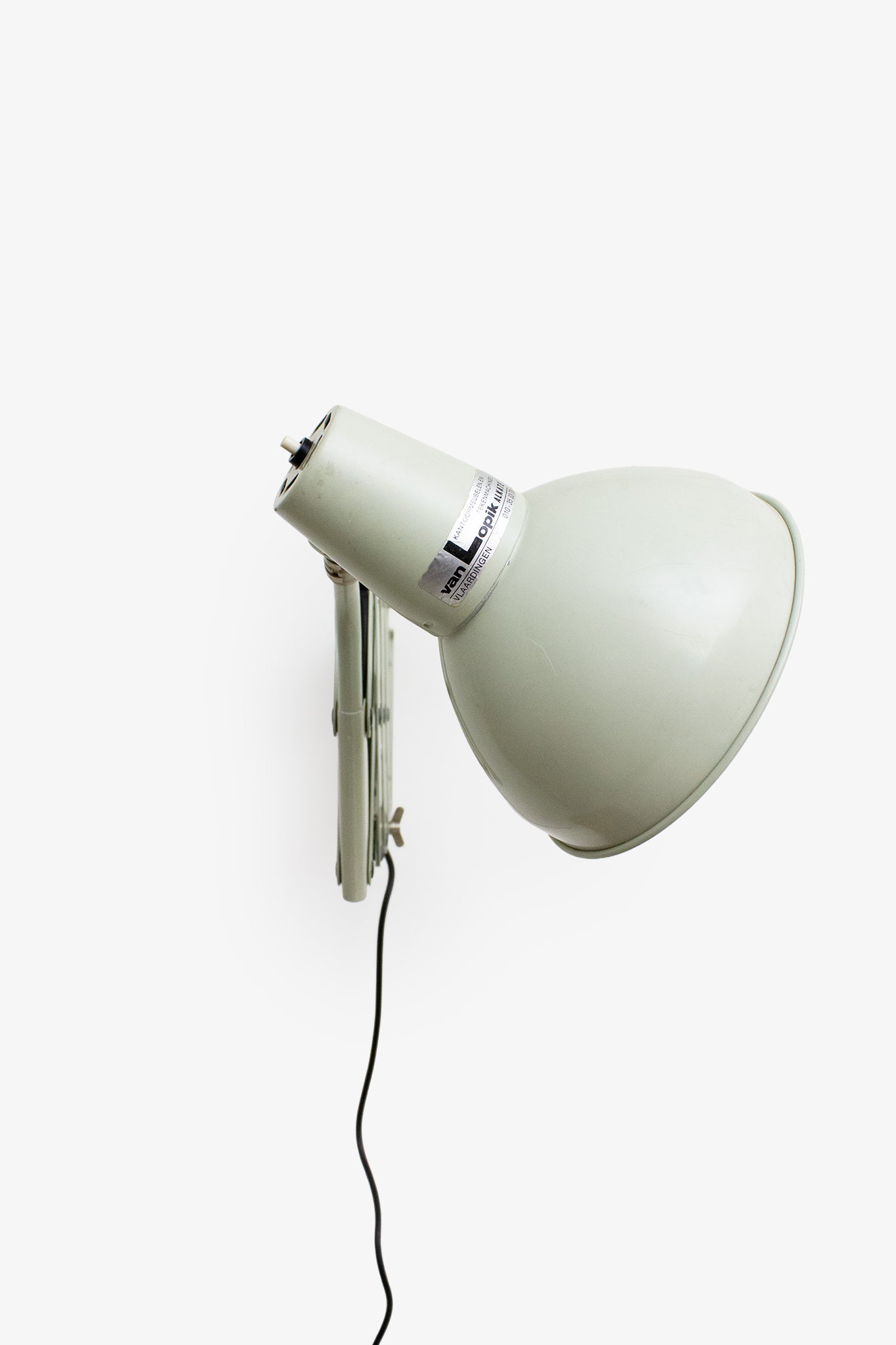 60’s grijze industriële schaarlamp SIS Duitsland