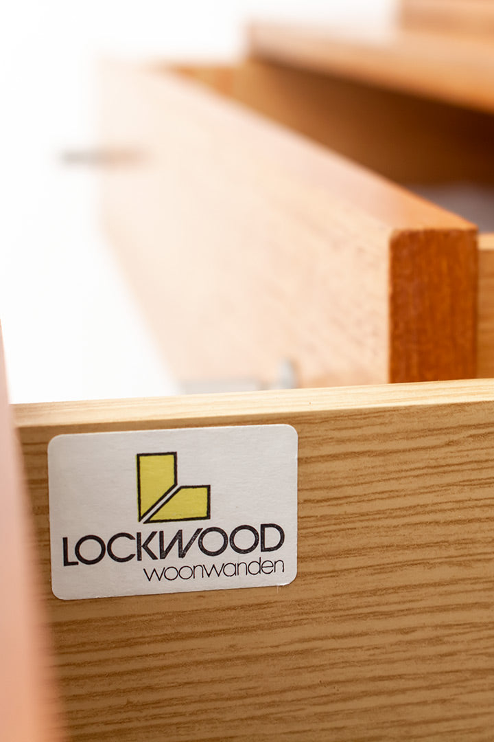 Jaren 60 wandkast 3-delig Anton Slotboom Lockwood