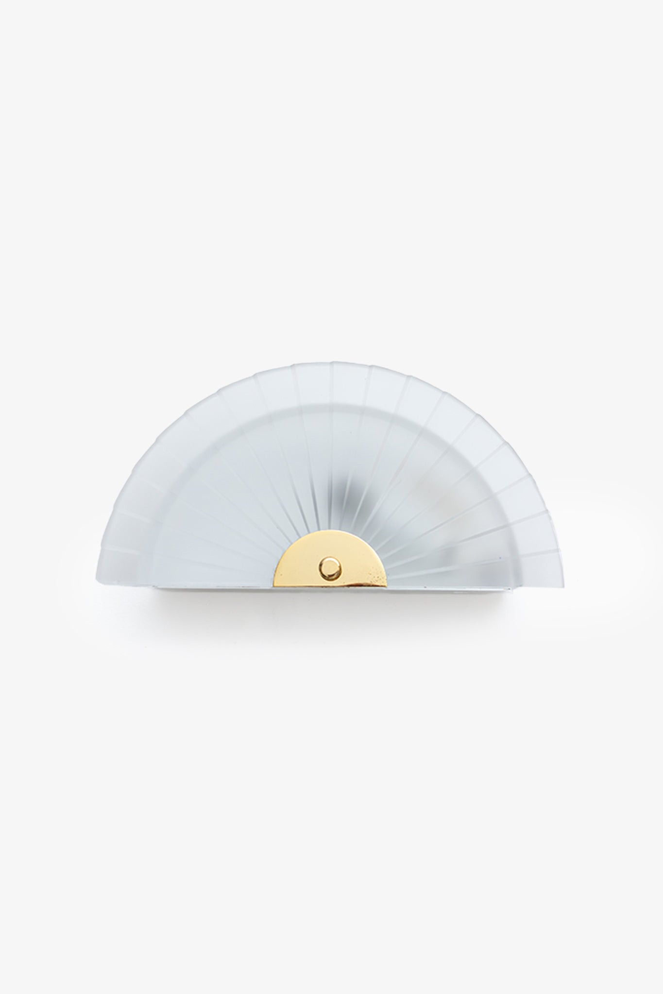 Jaren 90 wandlamp waaier glas Happylight incl nieuwe LED lamp