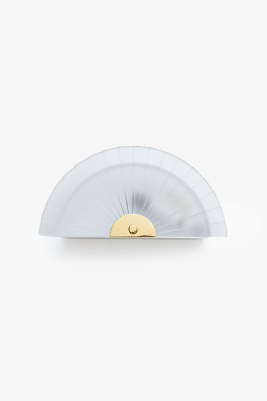Jaren 90 wandlamp waaier glas Happylight incl nieuwe LED lamp