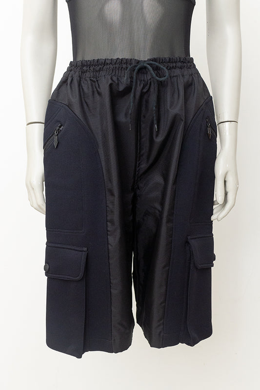 Jaren 90 zwarte korte broek cargo scuba Jean Paul Gaultier