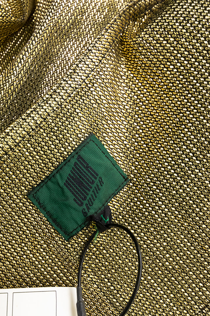 Jean Paul Gaultier metallic gold jacket uit de Junior lijn eind jaren 80