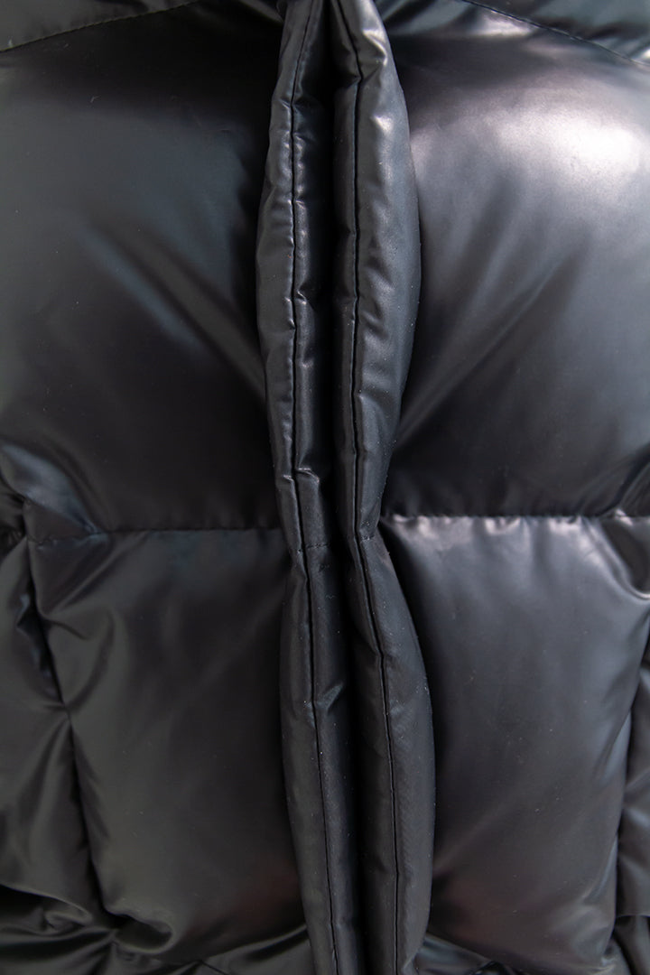 Junya Watanabe x Comme des Garçons zwarte puffer jas