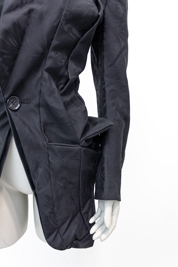 Junya Watanabe zwarte shaped blazer Comme des Garçons 2006