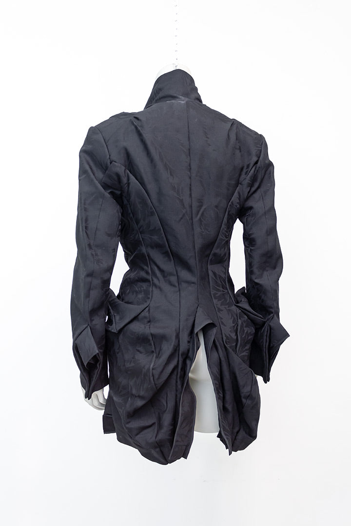 Junya Watanabe zwarte shaped blazer Comme des Garçons 2006