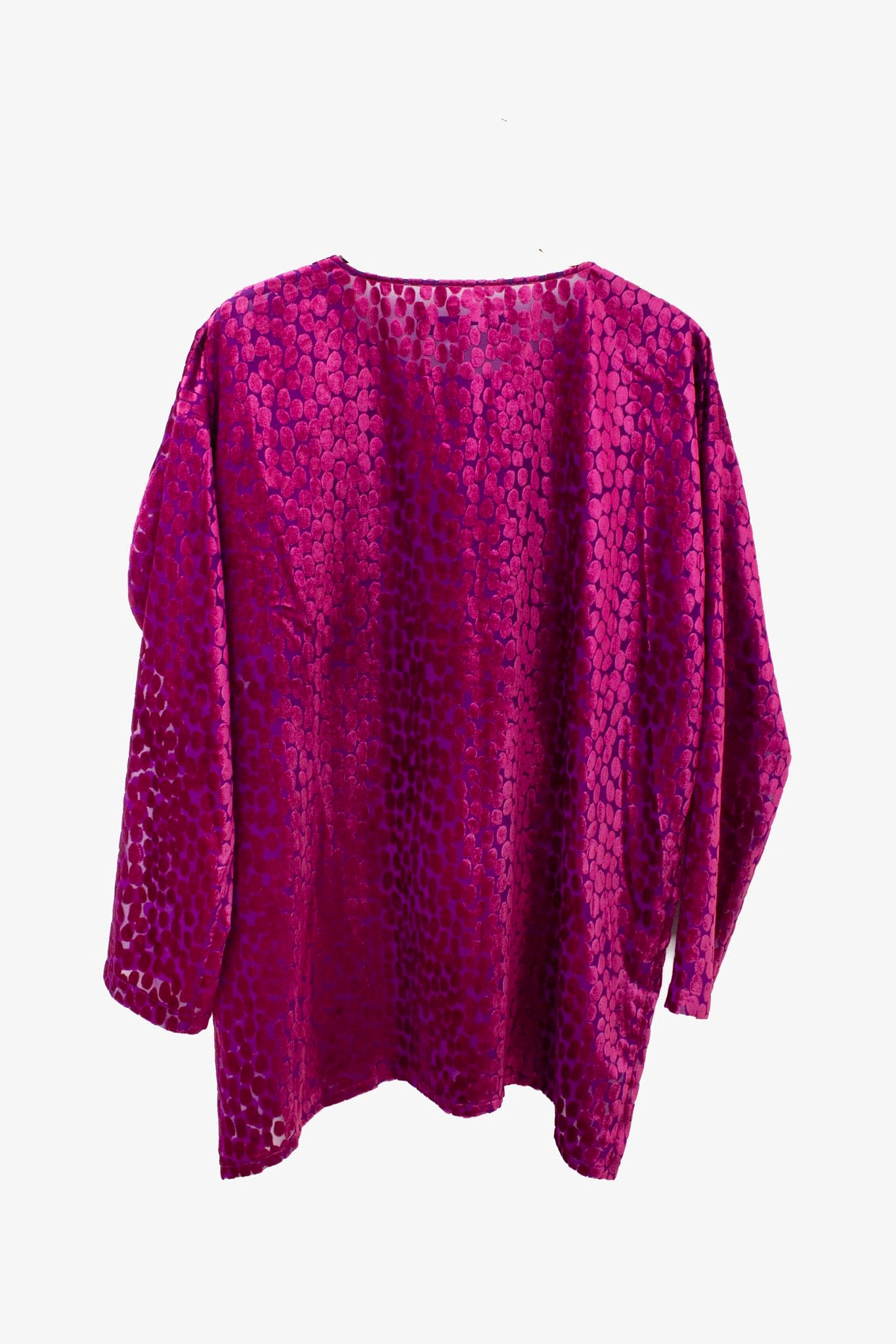 Junya Watanabe x Comme des Garçons AD2012 sheer flock print longsleeve