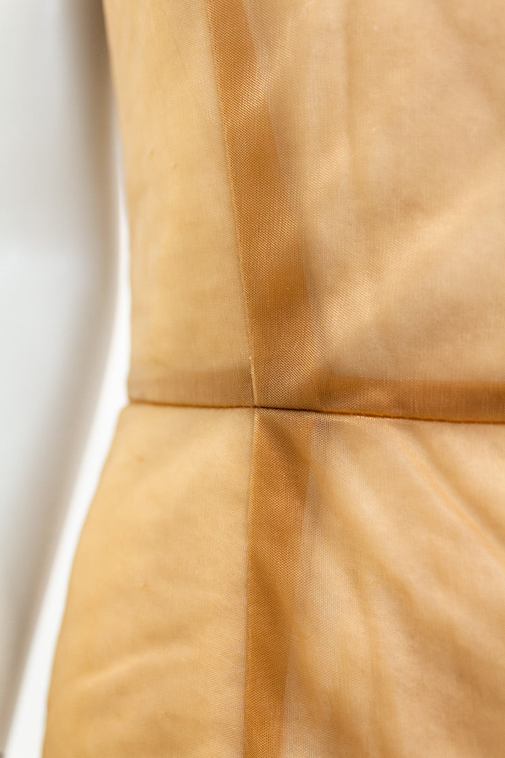 Jurk Maison Margiela nude gewatteerd