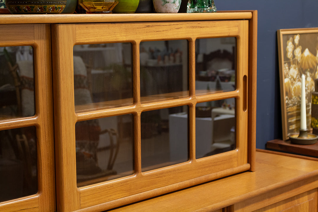 Mobel Kraft teak houten dressoir en wandkast