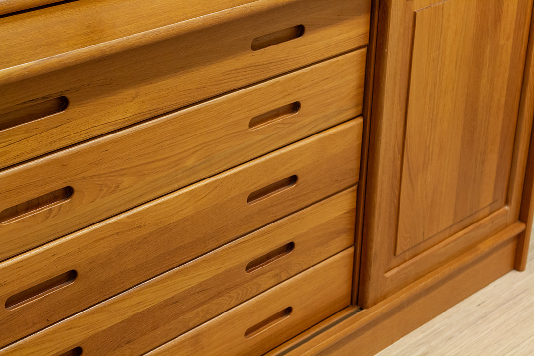 Mobel Kraft teak houten dressoir en wandkast