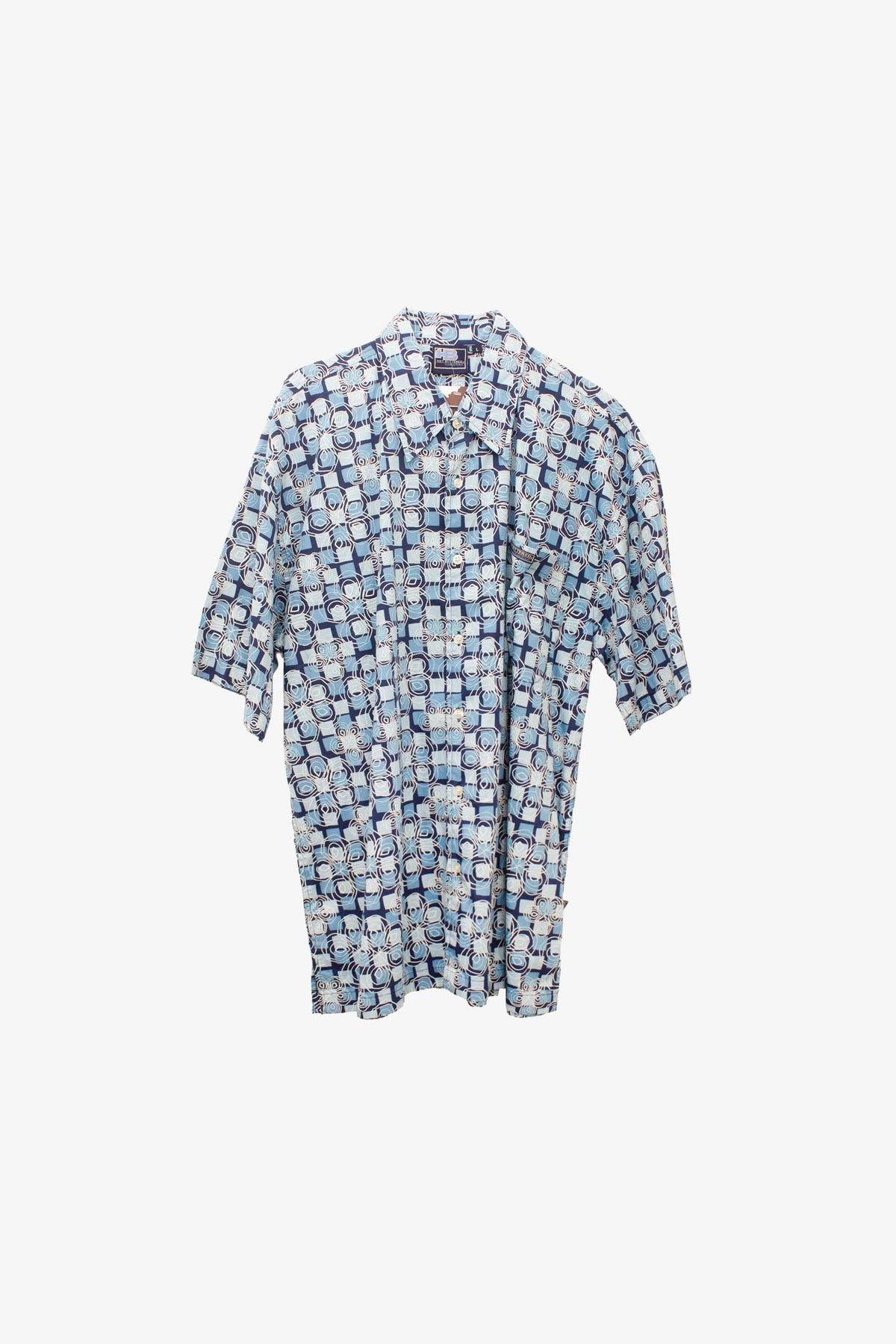 Katoenen deadstock Y2K Hot Buttered hawaii blouse